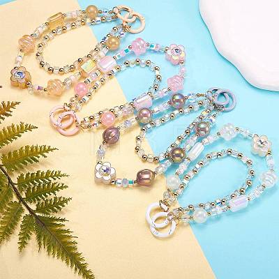 1Pc Acrylic Beaded Mobile Straps AJEW-SZ0002-82D-1