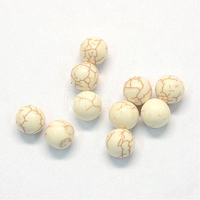 Synthetic Magnesite Beads TURQ-S283-24B-1