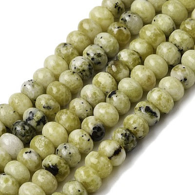 Natural Yellow Turquoise(Jasper) Beads Strands G-A280-A02-01-1