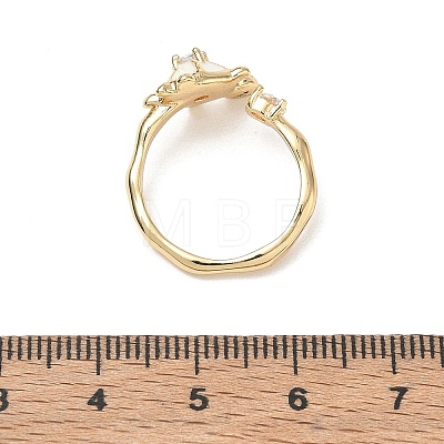 Ocean Brass Enamel Finger Rings LS-RB-CBAD847-01D-G-1