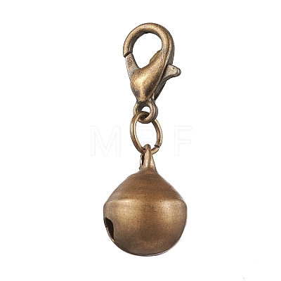 Brass Bell Pendant Decoration HJEW-JM02225-1