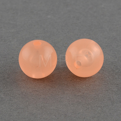Imitation Jelly Acrylic Beads SACR-R836-6mm-01-1
