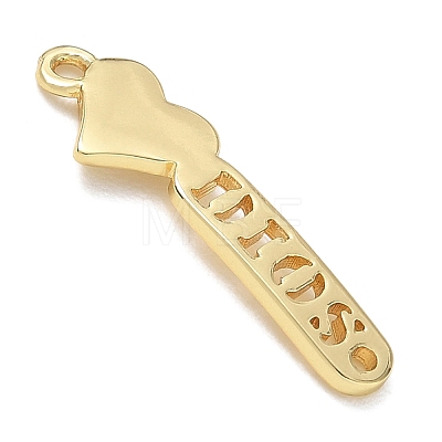 Brass Connector Charms KK-CBAE532-01M-G-1