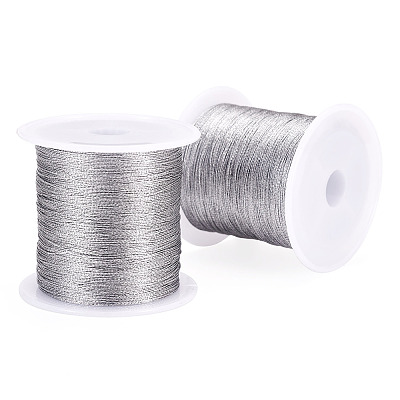 2 Rolls Round PET Metallic Thread MCOR-TADJ0001-01A-02-1