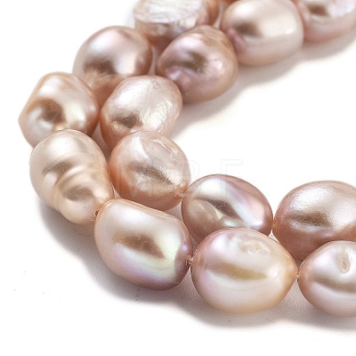 Natural Cultured Freshwater Pearl Beads Strands PEAR-P062-30E-1