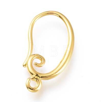 Brass Earring Hooks KK-XCP0001-23-1