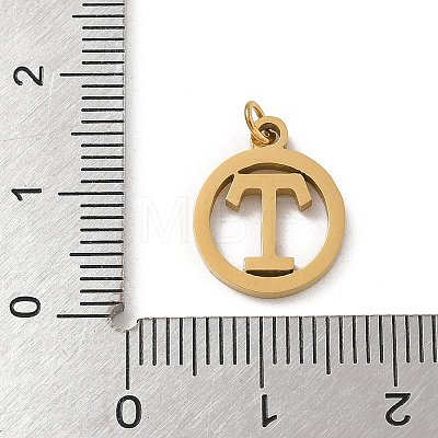 304 Stainless Steel Charms
with Jump Ring LS-STAS-R001-02G-T-1