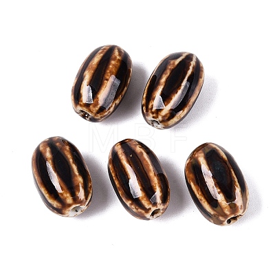 Vintage Handmade Porcelain Beads PORC-Q006-10G-1