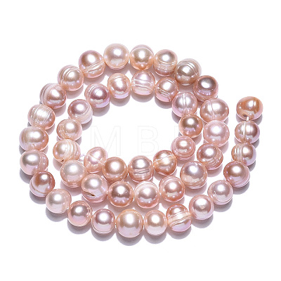 Natural Cultured Freshwater Pearl Beads Strands PEAR-N013-07M-1