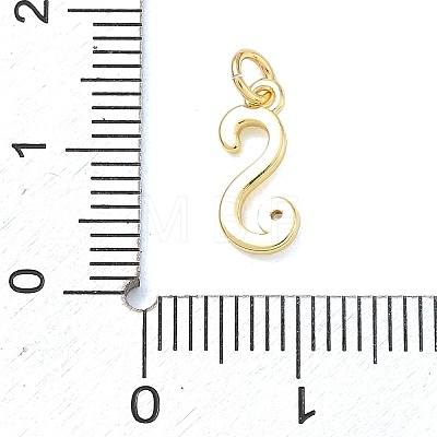 Brass Micro Pave Clear Cubic Zirconia Charms KK-D289-66G-S-1
