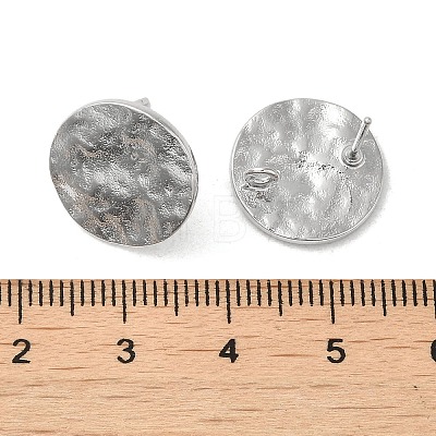 Brass Stud Earring Findings KK-H455-63P-1