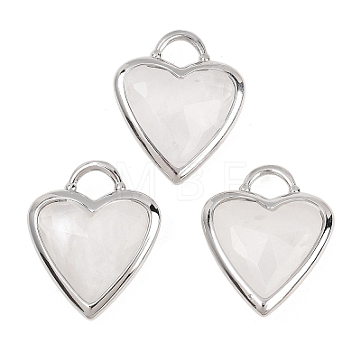 Natural Quartz Crystal Faceted Pendants G-Z154-01P-04-1