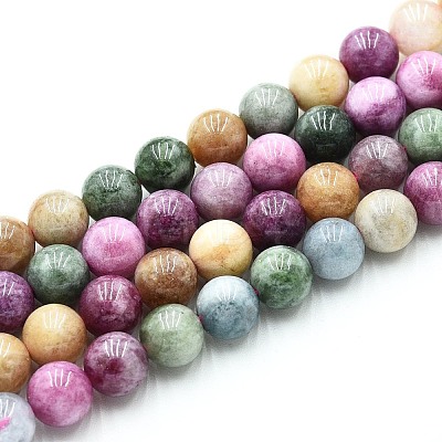 Natural Quartz Beads Strands G-N355-8mm-07-1