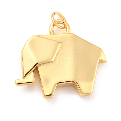 Rack Plating Brass Pendants KK-B052-11G-1