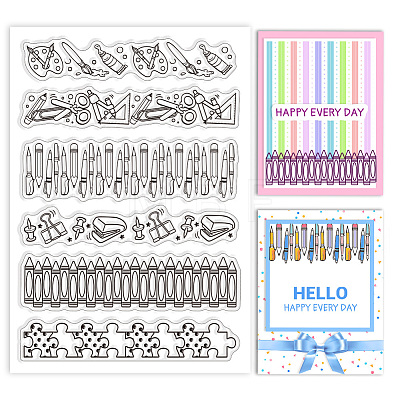 Custom PVC Plastic Clear Stamps DIY-WH0448-0368-1