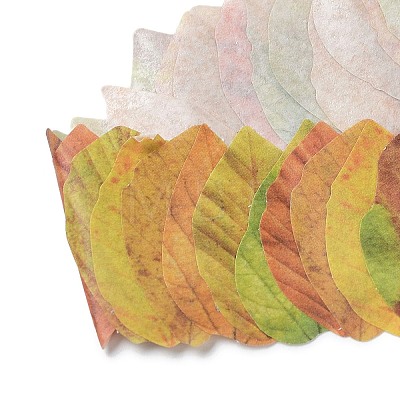 Paper Fallen Leaves Sticker Rolls DIY-C080-01F-1