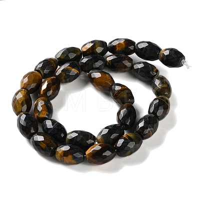 Dyed Natural Tiger Eye Beads Strands G-C135-J04-01-1