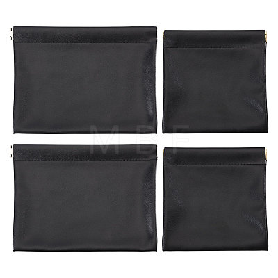 4Pcs 2 Styles Imitation Leather Shrapnel Change Purse ABAG-GL0001-14B-1
