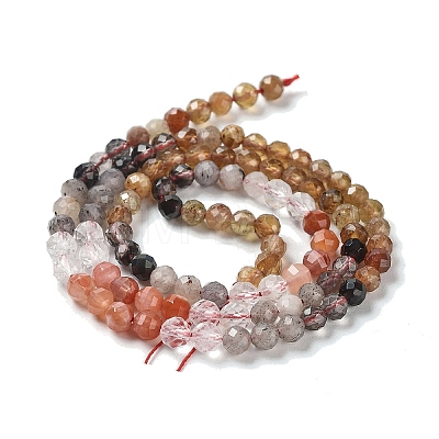 Natural & Synthetic Mixed Gemstone Beads Strands G-D080-A01-01-1