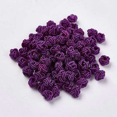 Polyester Weave Beads WOVE-K001-A11-1