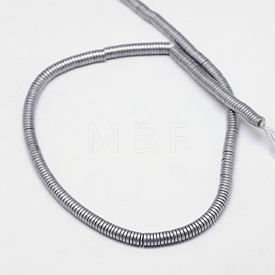 Electroplate Non-magnetic Synthetic Hematite Beads Strands G-J164B-2mm-04-1