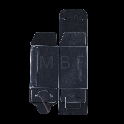 Rectangle Transparent Plastic PVC Box Gift Packaging CON-F013-01B-1