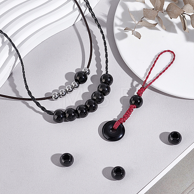 12Pcs 304 Stainless Steel European Beads OPDL-PH0001-06B-1