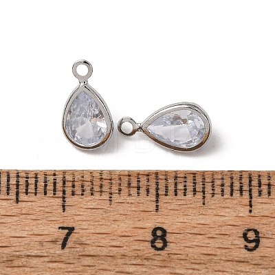 Brass Glass Pendants KK-C253-05P-1