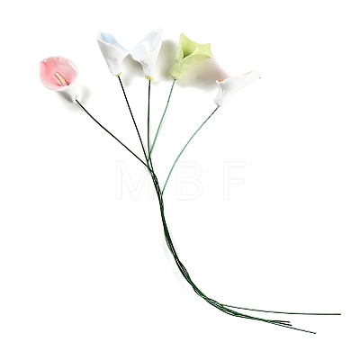 Ceramic Calla Lily Flower Stems with Iron Stem PR-CBAD4A8-02-1