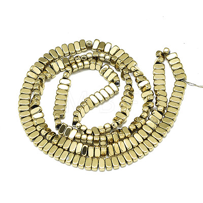 Electroplate Non-magnetic Synthetic Hematite Beads Strands G-S352-70-1