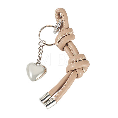 Heart Imitation Leather Keychains KEYC-TAC00084-1