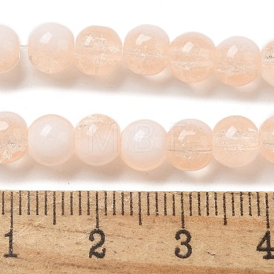 Crackle Glass Beads Strands GLAA-U001-6mm-05-1