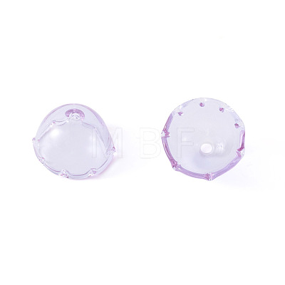 10Pcs Glass Bead Cone for Wind Chimes Making GLAA-TA0002-24C-1