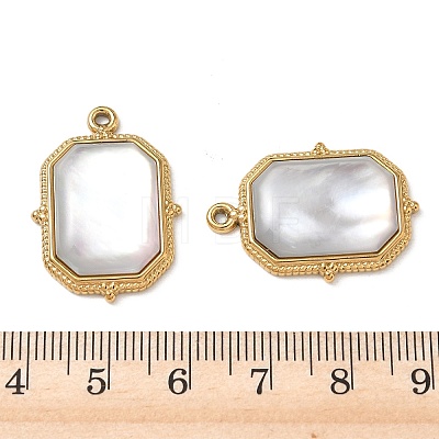 Natural Freshwater Shell Pendants STAS-G397-10G-01-1
