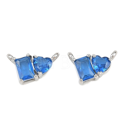 Brass Pave Cubic Zirconia Charms CU-CBA6A75-04P-07-1