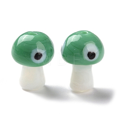 Handmade Evil Eye Lampwork Beads LAMP-D018-01C-1