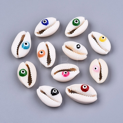 Natural Cowrie Shell Beads SHEL-S266-23-1