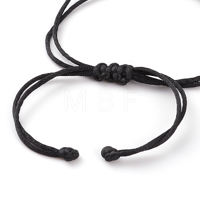 Unisex Adjustable Nylon Thread Braided Bead Bracelets BJEW-JB05832-01-1