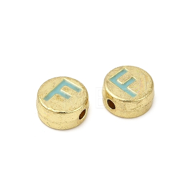 Alloy Enamel Beads ENAM-S122-029F-A-RS-1