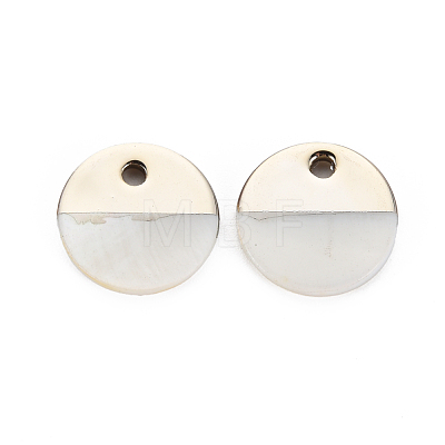 Natural Freshwater Shell Charms SHEL-T018-32A-1