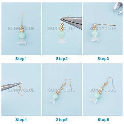 SUNNYCLUE DIY Dangle Earring Making Kits DIY-SC0001-62G-1