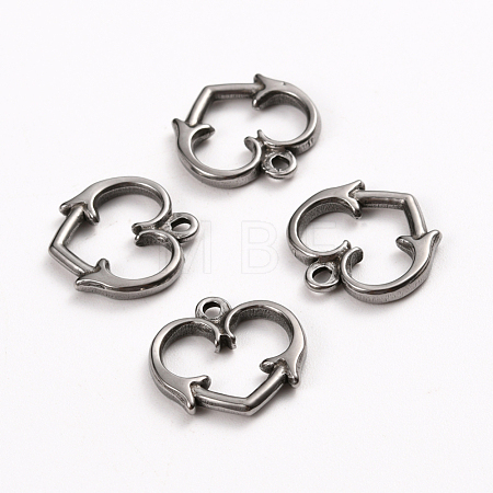 Tarnish Resistant 304 Stainless Steel Toggle Clasps Parts STAS-D142-06B-P-1