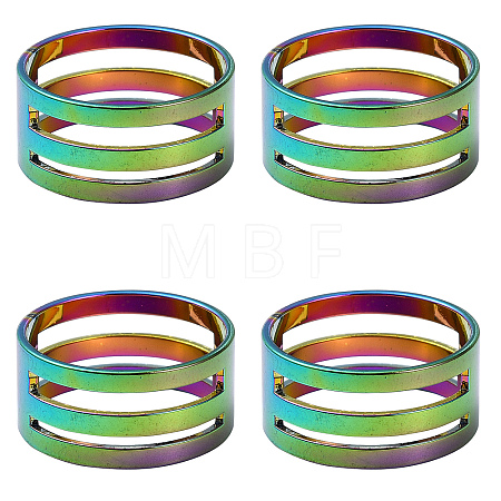 4Pcs Brass Rings RJEW-YW0001-06RC-1