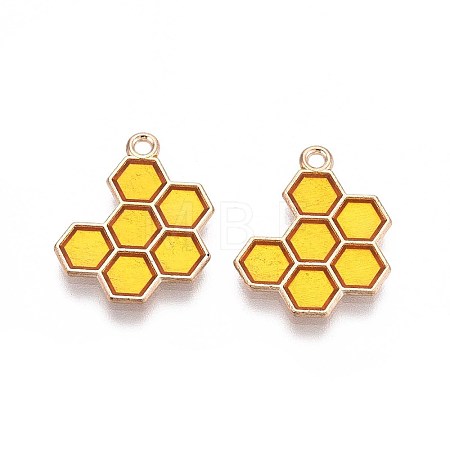 Alloy Enamel Pendants ENAM-T022-60A-1