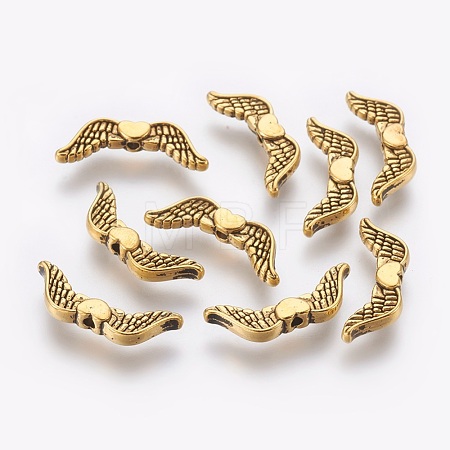 Tibetan Style Alloy Beads X-TIBEB-6803-AG-LF-1