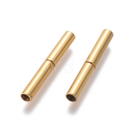 304 Stainless Steel Bayonet Clasps STAS-M274-005G-1