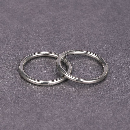 316L Surgical Stainless Steel Hoop Cartilage Earrings WGB51CA-28-1