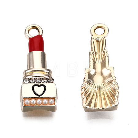 Alloy Crystal Rhinestone Pendants X-ENAM-S119-080-RS-1