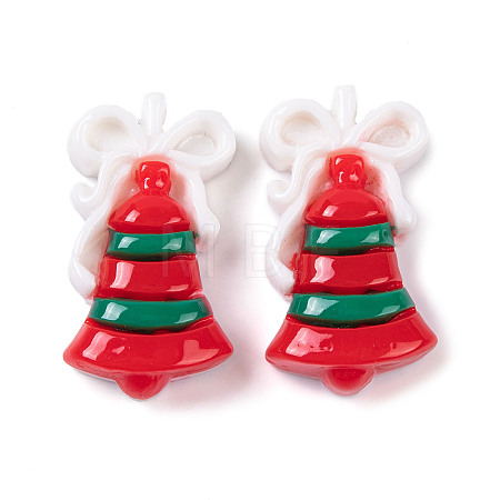 Christmas Decorations Theme Opaque Resin Decoden Cabochons RESI-Z026-01G-1