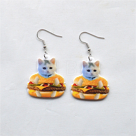 Easter Acrylic Cartoon Dangle Earrings FS-WGB193C-10-1